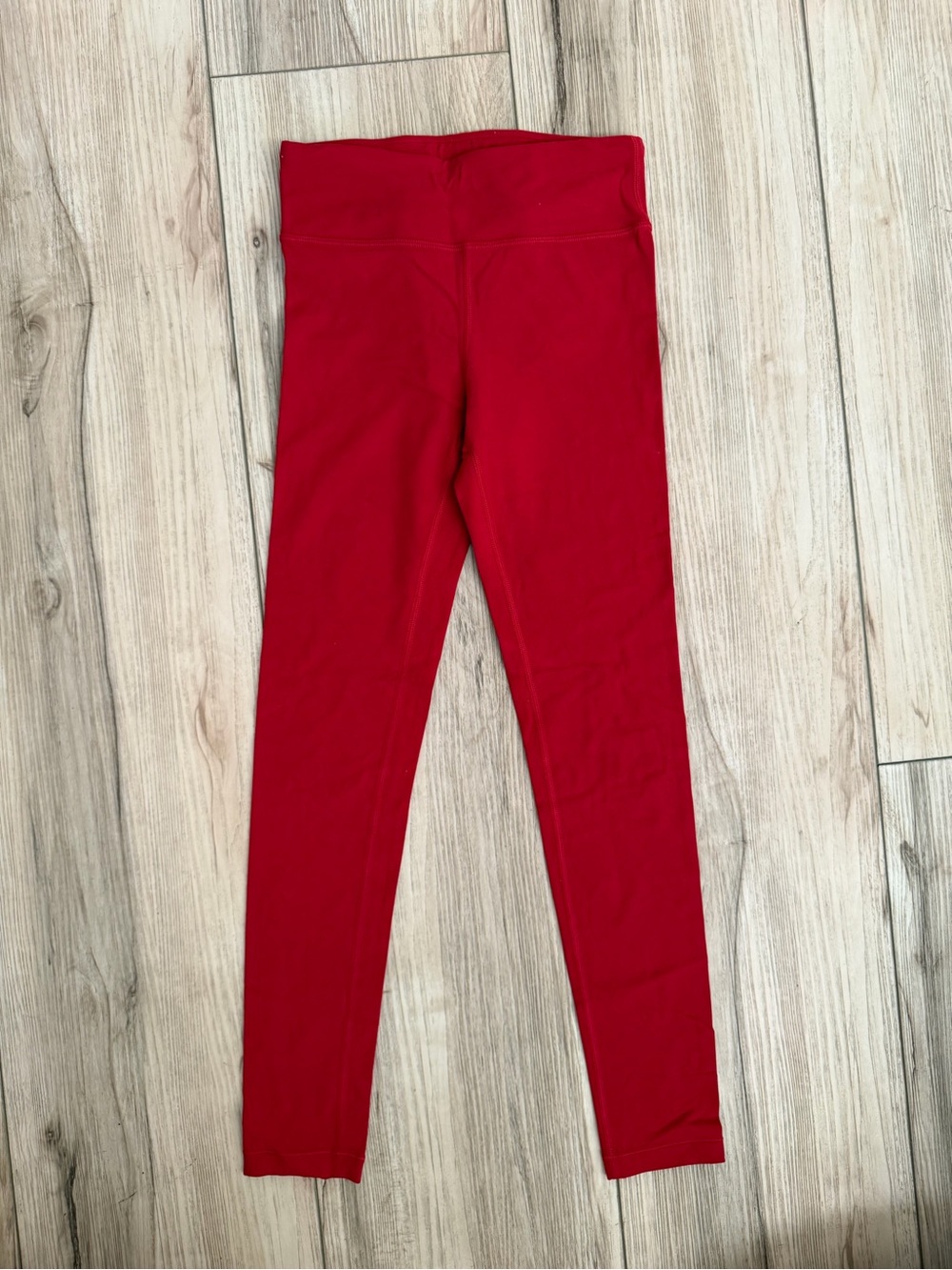 Athleta Kids Red High-Waist Leggings